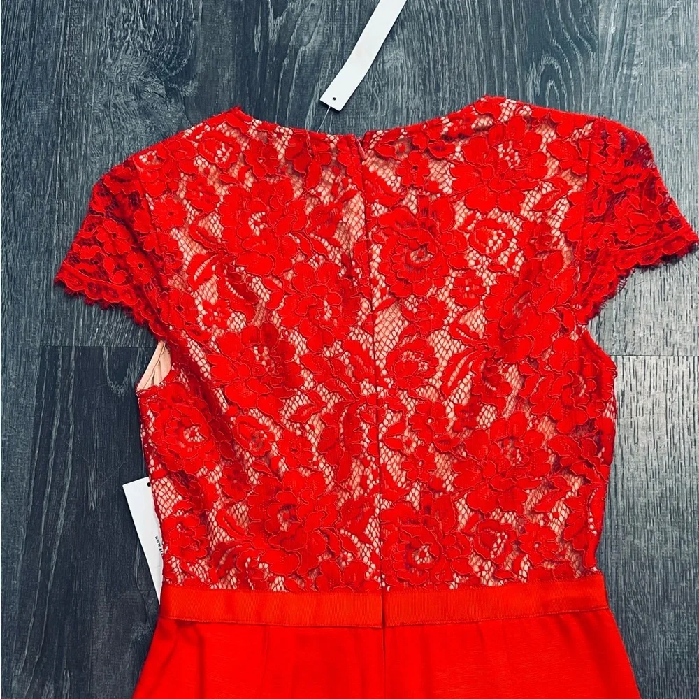 Gorgeous Red Lace Romper***US 6****$280 - Picture 4 of 4